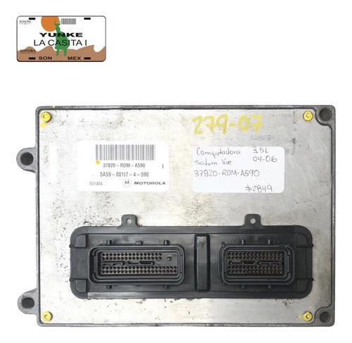 Computadora Saturn Vue 3.5l 04-06 37820-rdm-a590