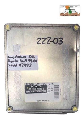 Computadora Toyota Rav4 2.0l 99-00 89661-42492