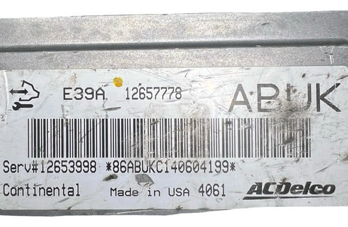 Pcm Computadora Chevrolet Impala 2.5l 13-16 12657778 (abuk)