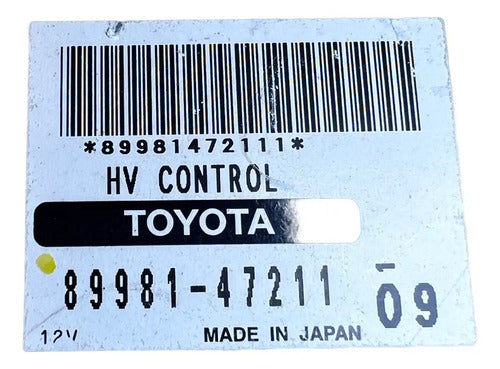 Pcm Computadora Toyota Prius 1.5l 06-09 89981-47211