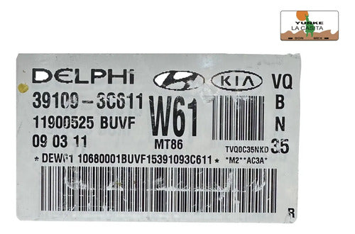 Pcm Computadora Kia Sedona 3.5l A/t 2011-2012 39109-3c611