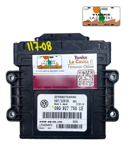 Modulo Tcm Vw Jetta Mk6 2.0l A/t 11-16 09g 927 750 Le