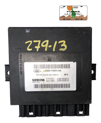 Modulo De Alarma Ford Fiesta 1.6l M/t 02-08 4s65-15604-aa
