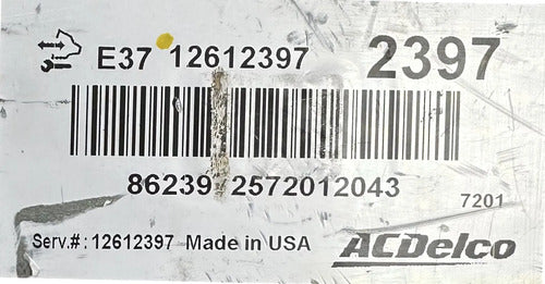 Computadora Chevrolet Malibú 2.4l A/t 2008 12612397 (2397)