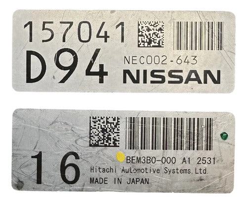Pcm Computadora Nissan Quest 3.5l 2012 Bem3b0-000 A1 (16)