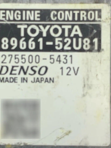 Pcm Computadora Toyota Prius C 1.5l A/t 2013 89661-52u81