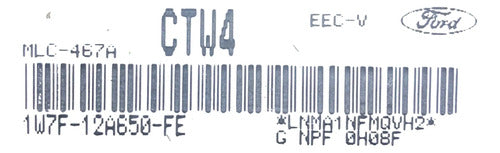 Pcm Computadora Ford Crown Victoria 98-99 1w7f-12a650-fe