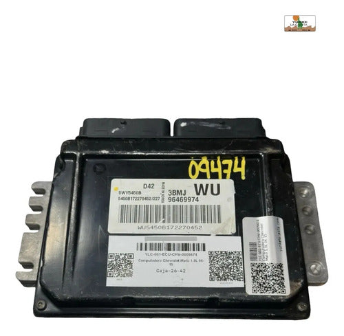 Computadora Pcm Chevrolet Matiz 1.0l 06-15 5wy5450b (wu)