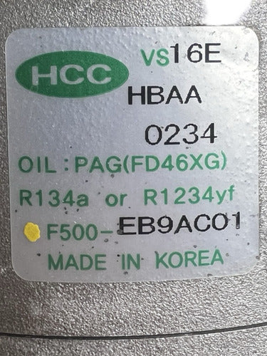 Compresor Hyundai Sonata 2.4l 12-14 F500-eb9ac01