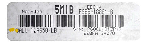 Pcm Computadora Mazda Protege 2.0l 02-03 3alu-12a650-lb