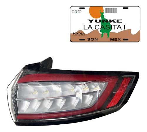 Calavera Rh Ford Edge 2015-2018 Ft4b-13404-a Derecho/pasajero Rojo