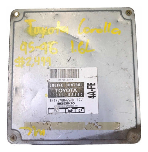 Computadora Toyota Corolla 1995-1996 1.6l   89661-02180