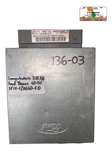 Computadora Ford Taurus 3.0l A/t 00-01 1f1f-12a650-fd