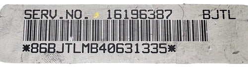 Computadora Chevrolet Cutlas 3.1l 1994-1995 16196387 (bjtl)