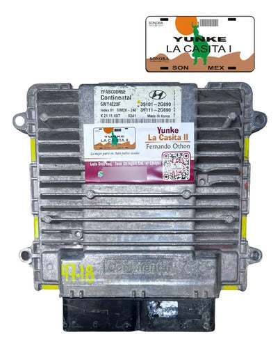 Pcm Computadora Hyundai Sonata 2.0l 2011-2014 39101-2g690