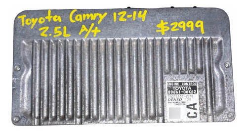 Computadora Toyota Camry 2.5l A/t 2012-14   89661-06k62 (ca)