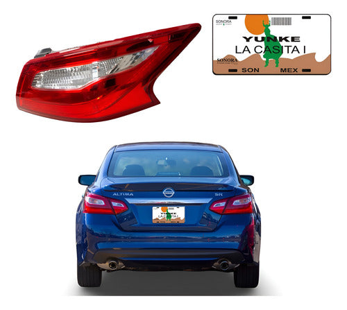 Calavera Rh Nissan Altima 16-18 949 822 Derecho/pasajero Rojo
