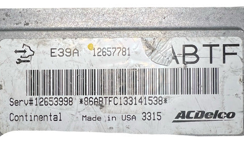 Computadora Chevrolet Equinox 2.4l 2014 12657781 (abtf)