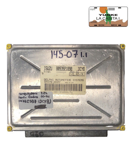 Computadora Isuzu Rodeo 3.2L 00-01 09382587 (DDNP)