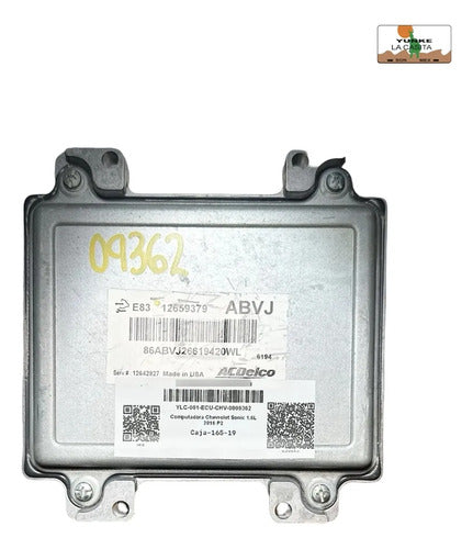 Computadora Chevrolet Sonic 1.6l 2016 12659379 (abvj) P2