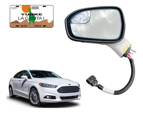 Espejo Retrovisor Lh Original Ford Fusion 2013-2016