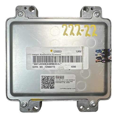 Pcm Computadora Chevrolet Colorado 2.8l 2004
