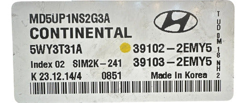 Pcm Computadora Hyundai Elantra 1.8l 14-15