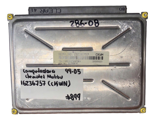 Computadora Chevrolet Malibu 99-05 16236757 (ckwn)