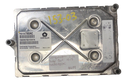 Computadora Dodge Dart 2.0L 2014-2015 P05150780AC