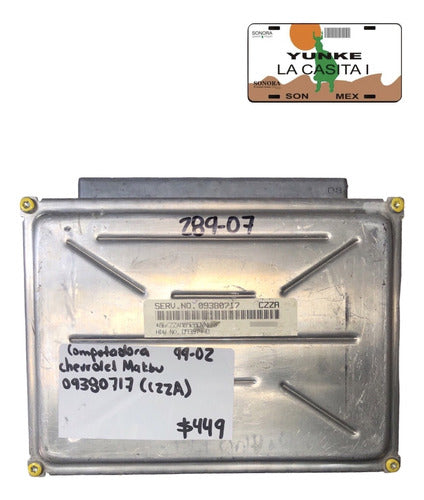 Computadora Chevrolet Malibu 99-02 09380717 (czza)