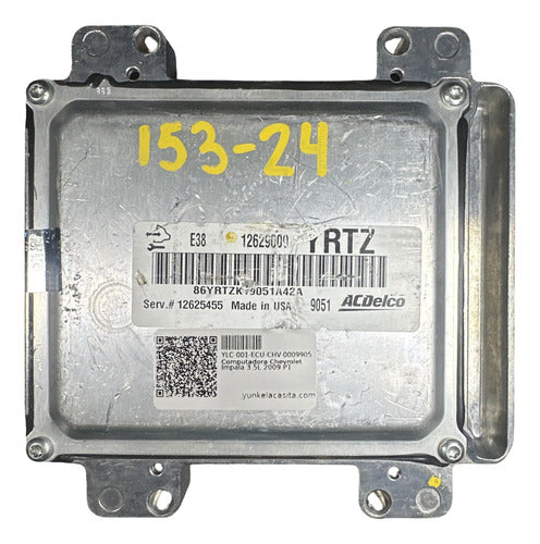 Pcm Computadora Chevrolet Impala 3.5l 2009 P1