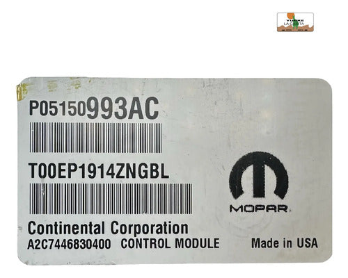 Computadora Chrysler 200 2.4l 2015 P05150993ac