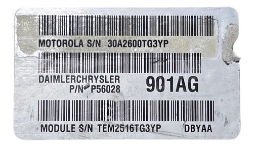 Computadora Dodge Durango 5.2l 2000 P56028901ag