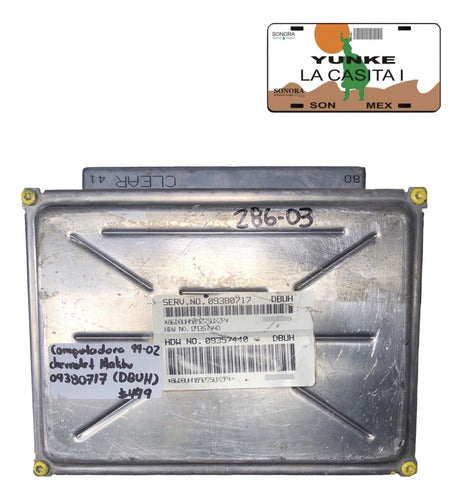 Computadora Chevrolet Malibu 99-02 09380717 (dbuh)