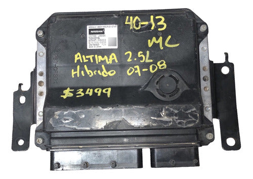 Computadora Nissan Altima Híbrido 2.5l 07-08     89981-33022