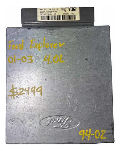 Computadora Ford Explorer 4.0l 2001-2003      3l2a-12a650-yb