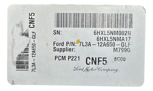 Computadora Ford F-150 5.4l A/t 2008 7l3a-12a650-glf