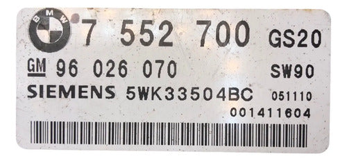 Módulo Tcm Bmw X5 3.0l 04-06 7 552 700