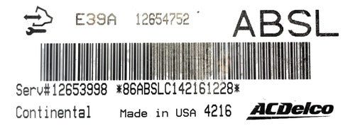 Pcm Computadora Chevrolet Impala 3.6l 13-15 (absl) P2