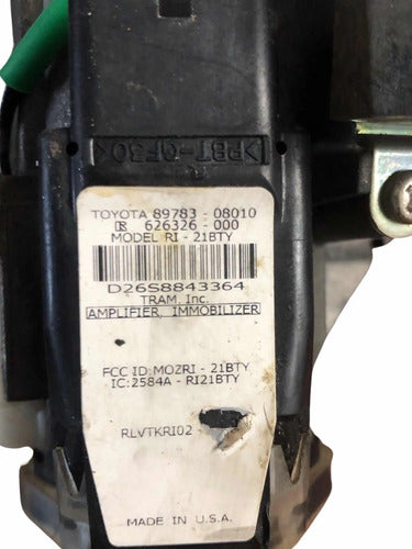 Columna De Direccion Toyota Sienna 04-10 3.3l 89783-08010