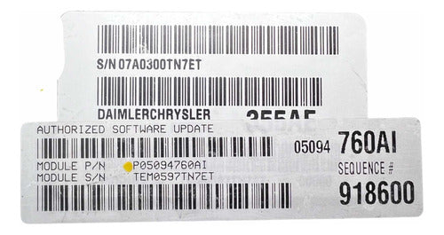 Computadora Dodge Durango 5.7l 2006 P05094760ai