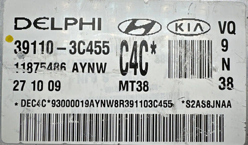 Pcm Computadora Hyundai Entourage 3.8l 09-10