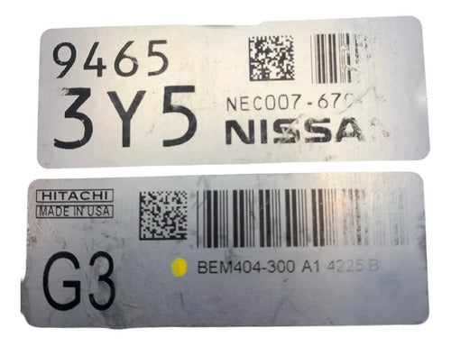 Pcm Computadora Nissan Sentra 1.8l 13-16 Bem404-300 (g3) P6