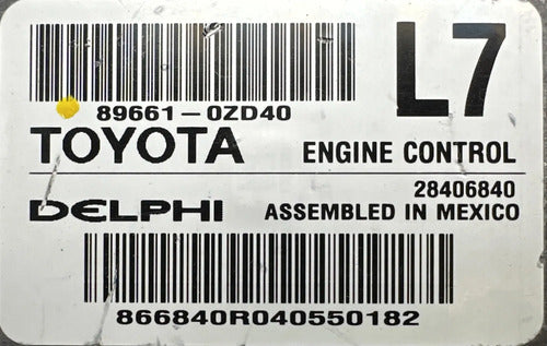 Pcm Computadora Toyota Corolla 1.8l 14-15 P1