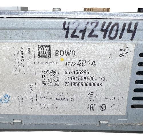 Estereo Chevrolet Beat 2018-2021 42724014