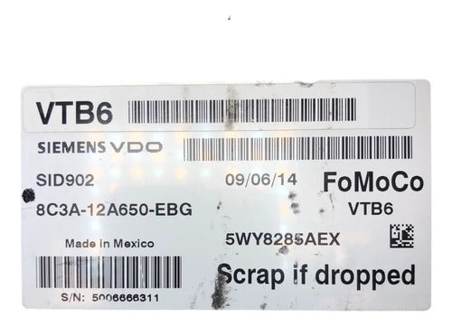 Pcm Computadora Ford F250 6.4l 09-10 Disel 8c3a-12a650-ebg
