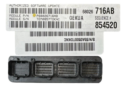 Computadora Jeep Commander 3.7l A/t 2007 P68026716ab
