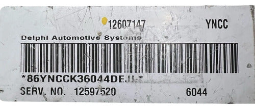 Pcm Computadora Chevrolet Malibu 2.2l 2006 12607147 (yncc)