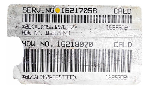Pcm Computadora Chevrolet Venture 96-08 16217058 (cald) P2