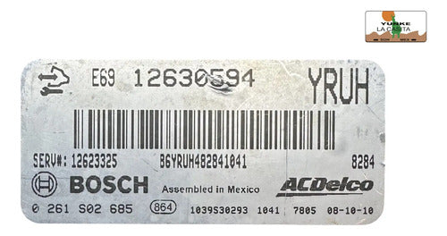 Computadora Chevrolet Traverse 3.6l 11-13 12630594 (yruh) P2